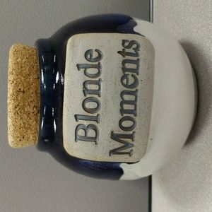 NWT Tumbleweed Pottery Blonde Moments Large Ceramic Jar